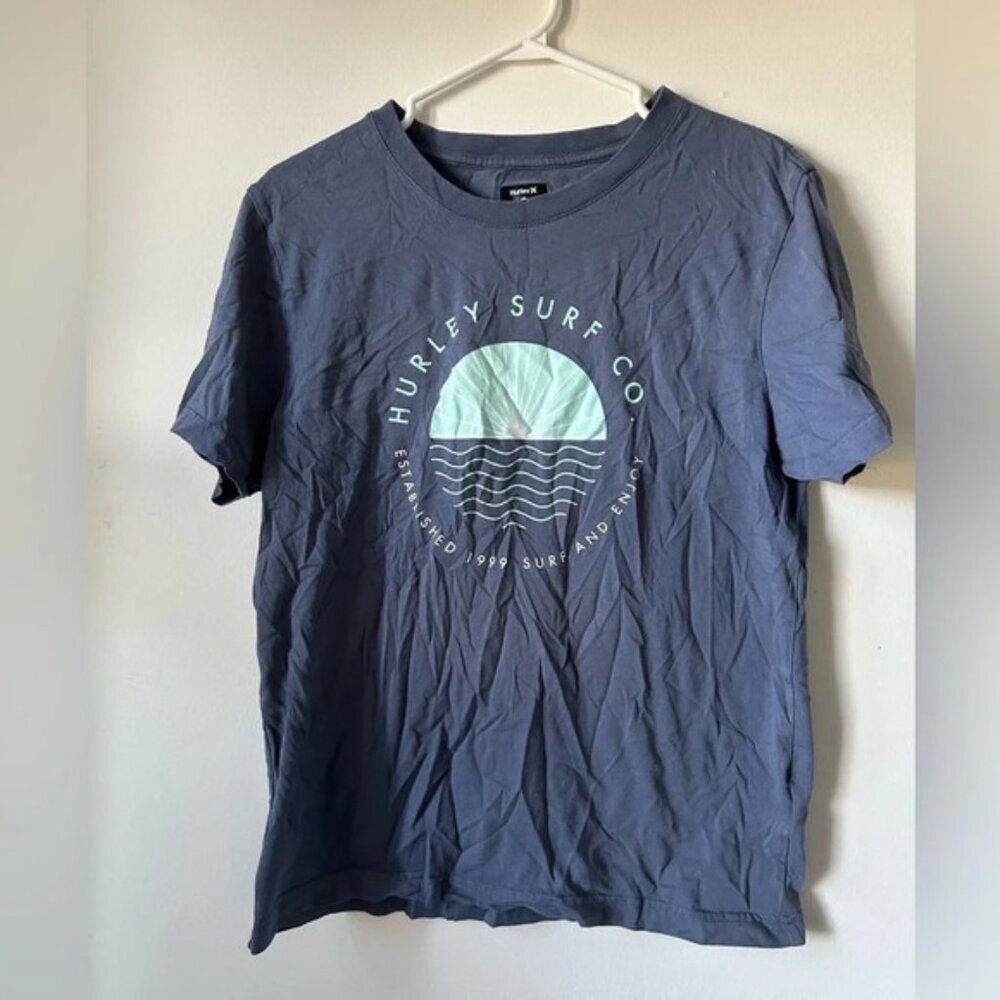 Hurley  Men’s Blue Graphic Tee‎
